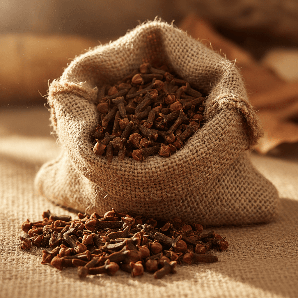 Freshly harvested dried cloves