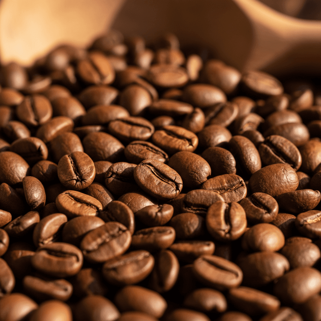 Sourced coffee beans