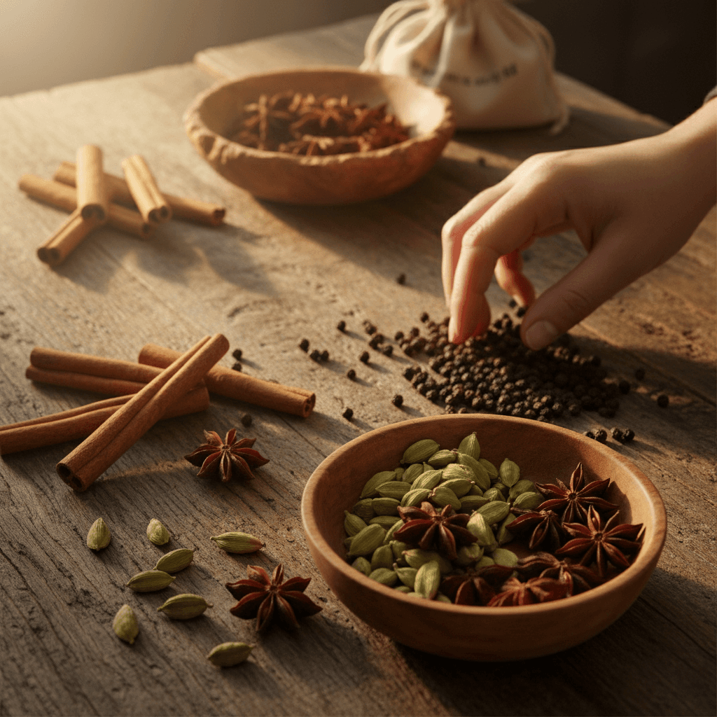 Clove harvest and collection in Madagascar plantation